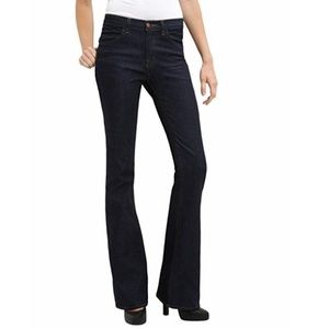 J Brand Lexington Mid Rise Flare Leg Stretch Jeans